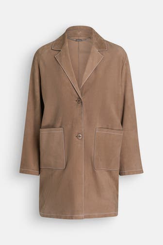 MABRUN Lederblazer 'Susan' braun