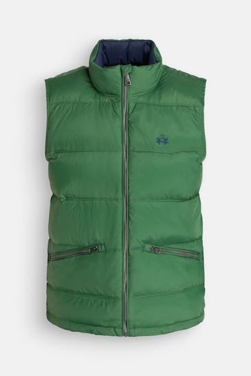 LA MARTINA Daunenweste waldgrün