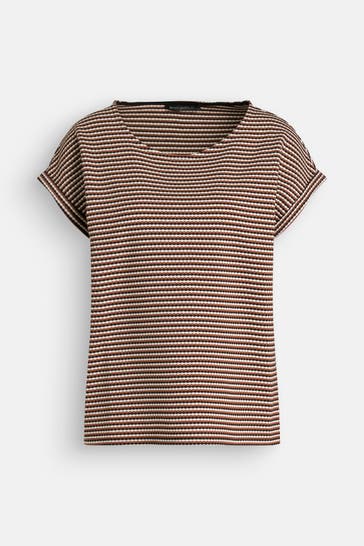 BETTY BARCLAY Shirt braun gemustert