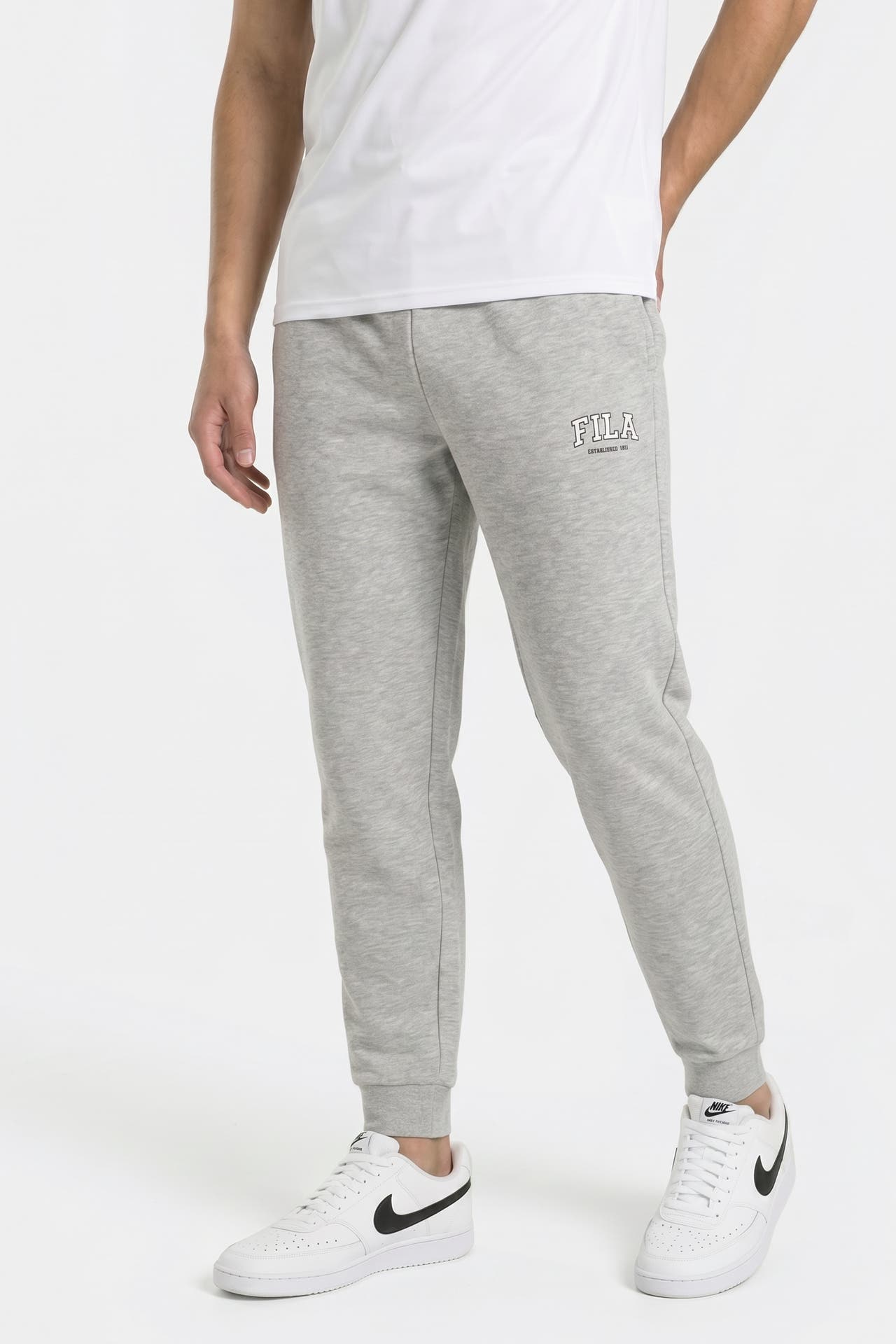 FILA Sweatpants 'Rifredi' hellgrau meliert, Bild 1