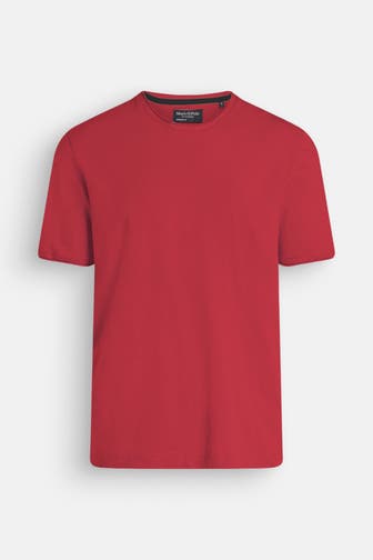 MARC O'POLO T-Shirt dunkelrot