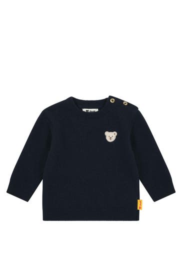 STEIFF Strickpullover dunkelblau