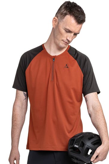 SCHÖFFEL Funktions-Shirt rot-schwarz