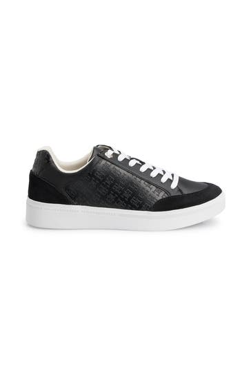 TOMMY HILFIGER Sneaker 'Court' schwarz logo