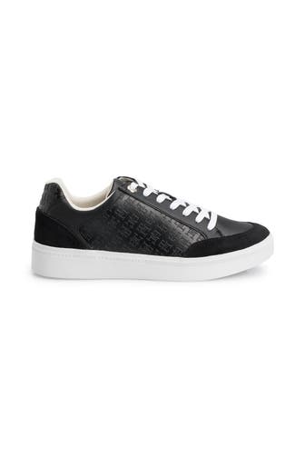TOMMY HILFIGER Sneaker 'Court' schwarz logo