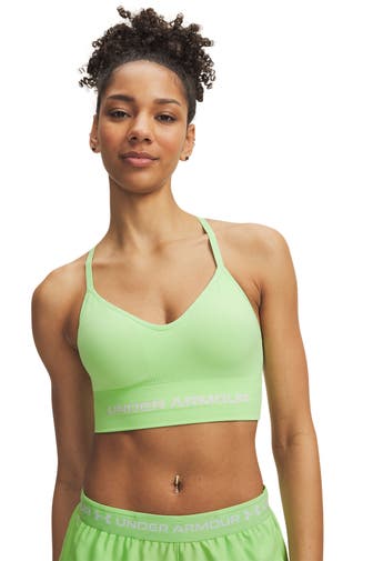 UNDER ARMOUR Sport-Bustier 'Vanish' neongrün