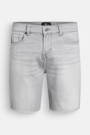 7 FOR ALL MANKIND - Jeansshorts hellgrau