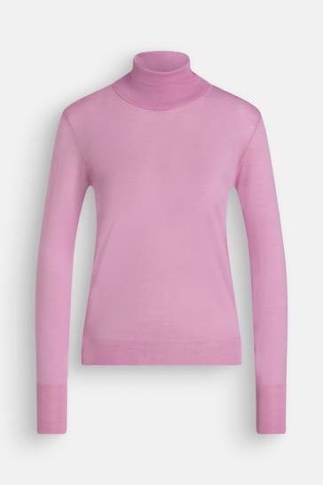 ROBERTO COLLINA Merinopullover rosa