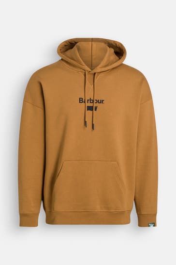 BARBOUR Hoodie camel