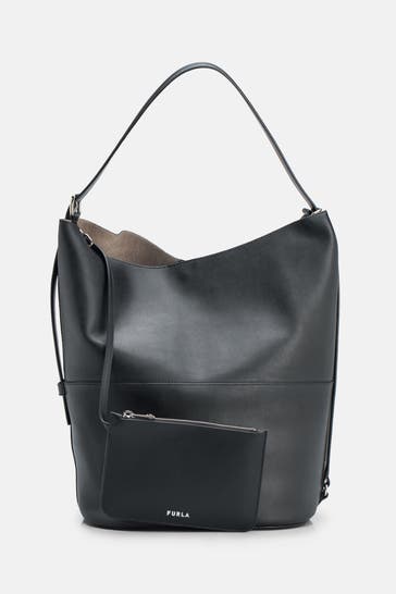 FURLA Schultertasche 'Sfera Maxi' schwarz
