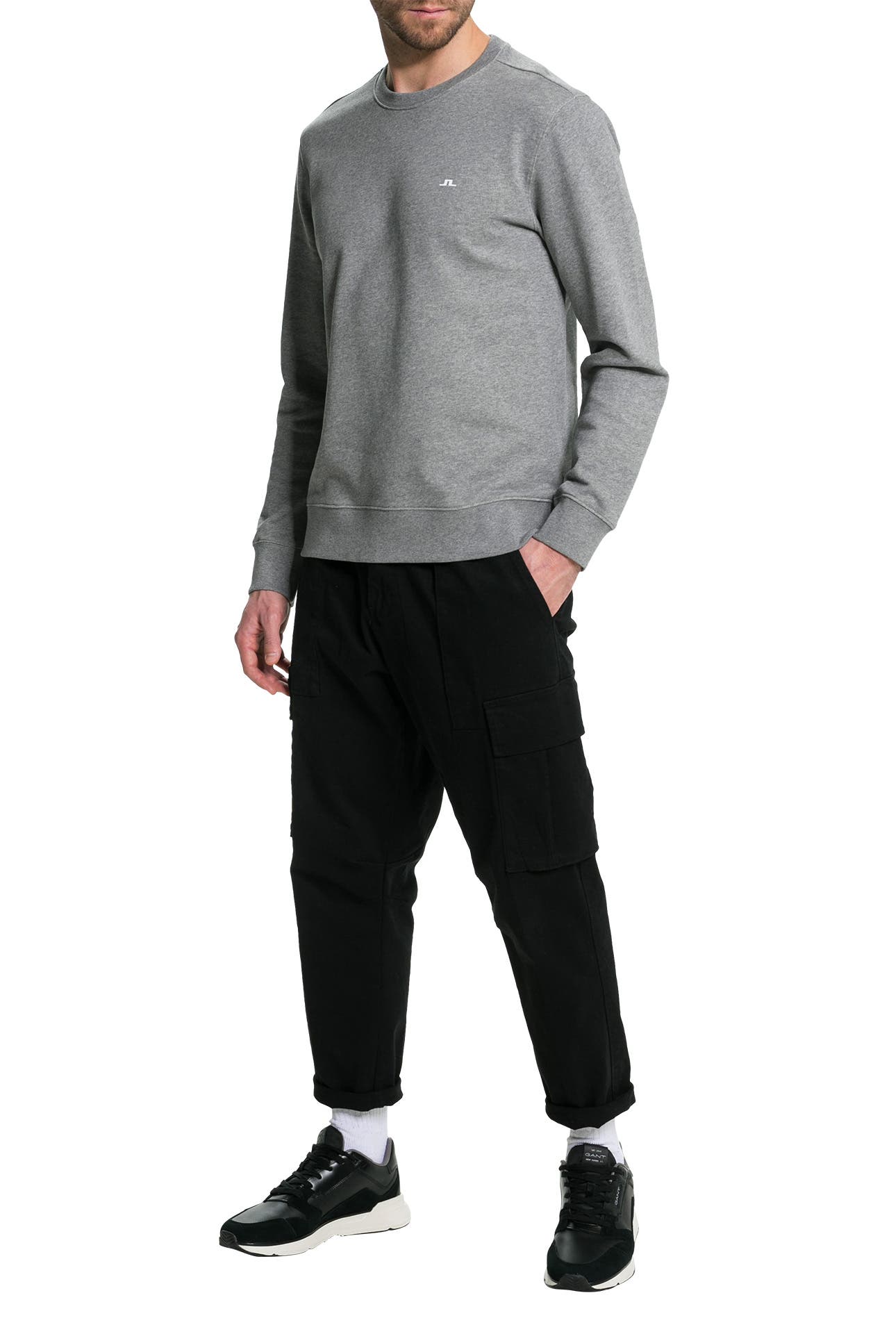 J.LINDEBERG Sweatshirt hellgrau, Bild 1