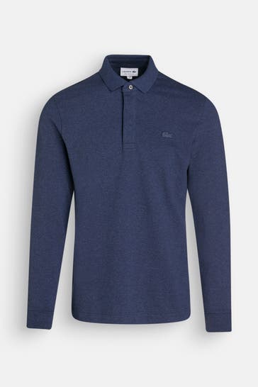 LACOSTE Strick-Polo navy