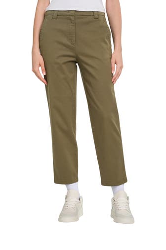 MARC O'POLO Stoffhose oliv