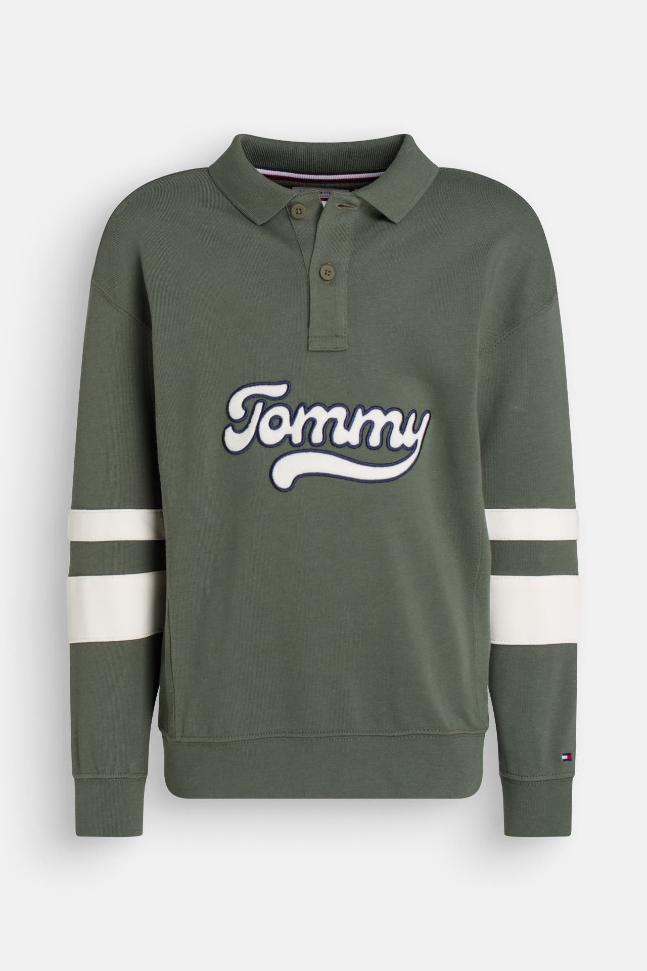 TOMMY HILFIGER Langarm-Polo oliv, Bild 1