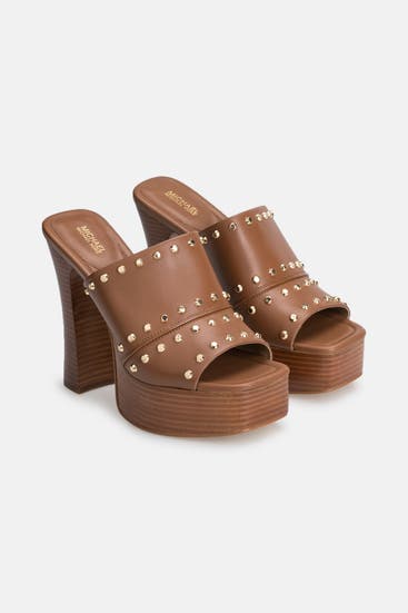 MICHAEL MICHAEL KORS - Mules 'Jagger' braun