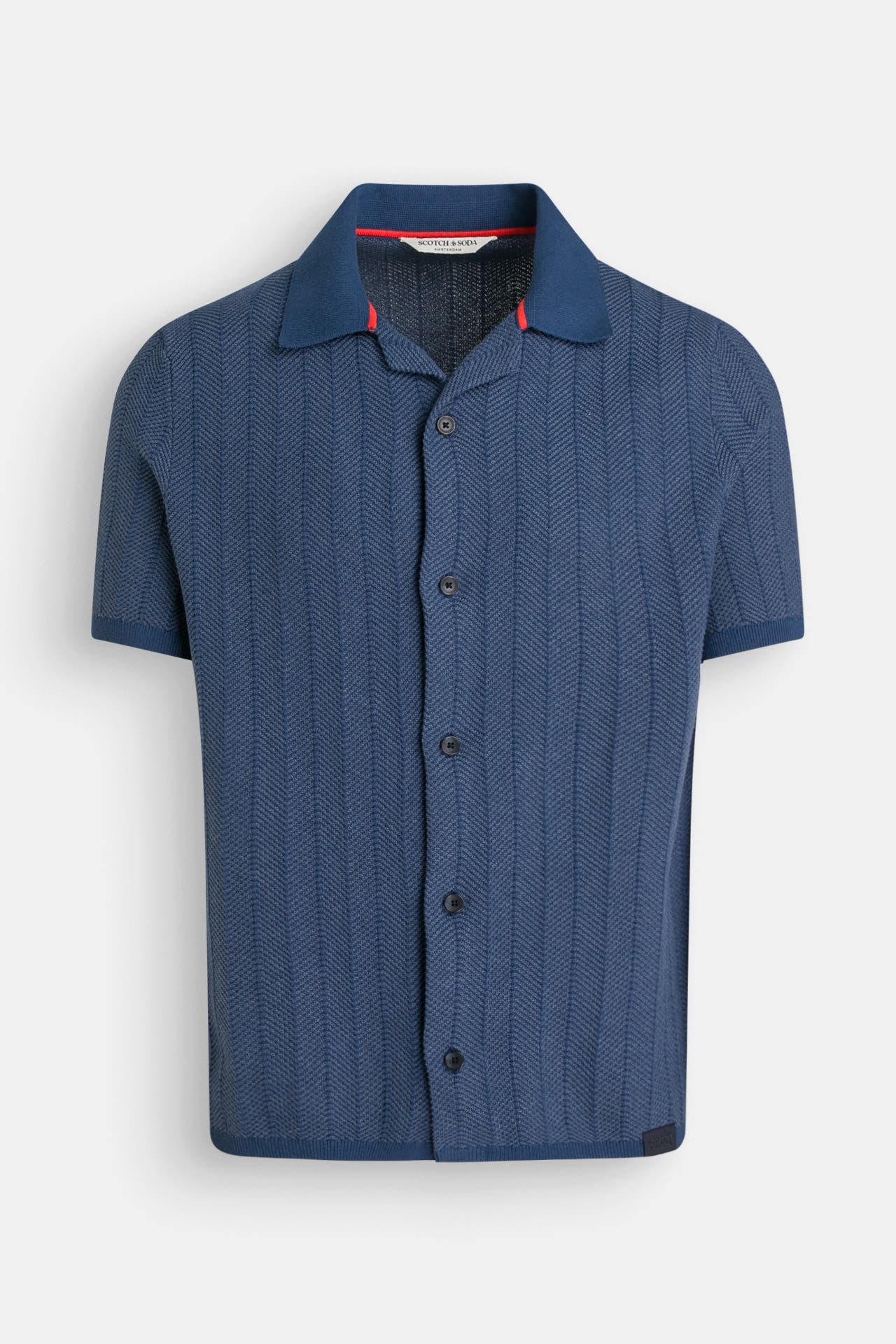 SCOTCH & SODA Strickhemd blau, Bild 1