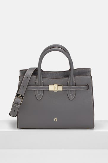 AIGNER Handtasche 'Farah' dunkelgrau