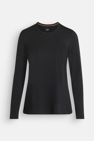 ICEBREAKER Funktions-Longsleeve schwarz