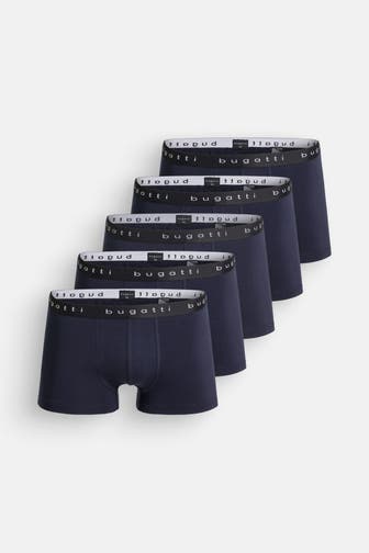 BUGATTI 5er-Pack Boxer Trunks dunkelblau
