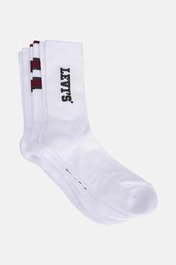 LEVI'S® 3er-Pack Socken weiß gemustert