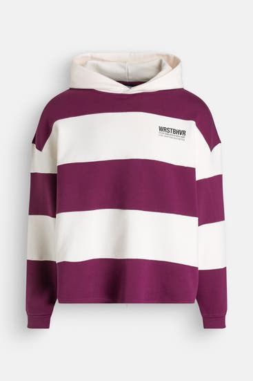 WRSTBHVR - Hoodie gestreift
