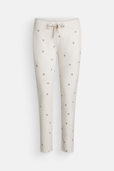 JUVIA Joggpants 'Smilla' beige gemustert