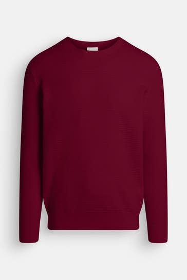 CALVIN KLEIN Strickpullover dunkelrot