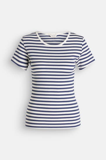 PART TWO T-Shirt blau gestreift