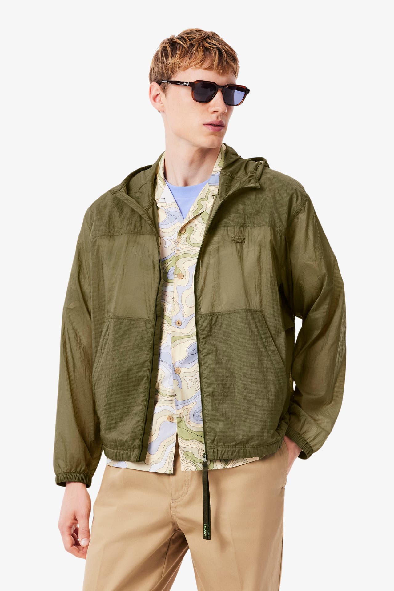 LACOSTE Funktionsjacke grün, Bild 1