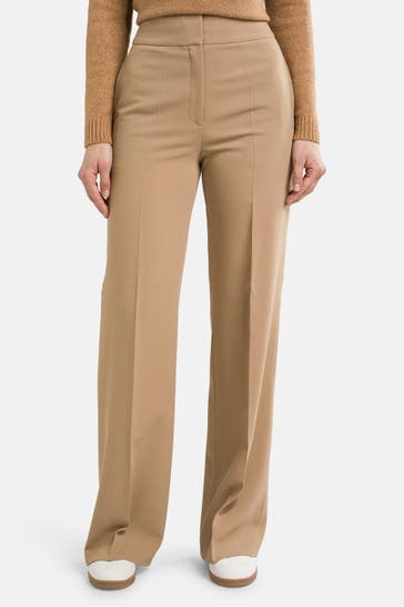HUGO Wollmix-Stoffhose 'Himia' beige