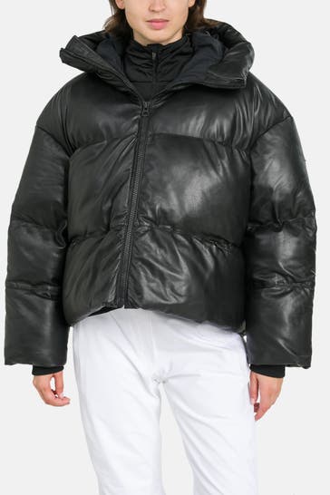 J.LINDEBERG SPORTSWEAR Lederskijacke 'Jolene' schwarz