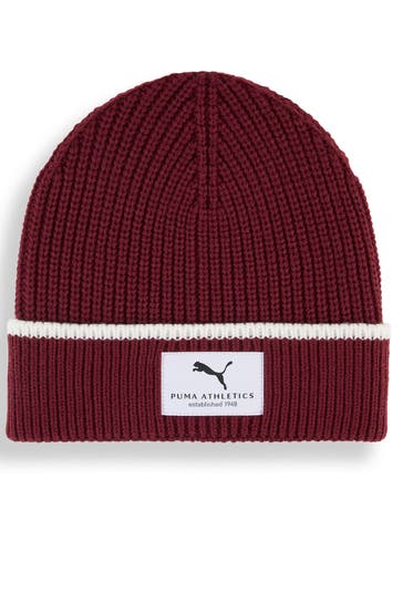 PUMA Mütze weinrot