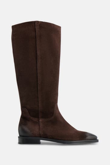 KENNEL & SCHMENGER Lederstiefel 'Jona' dunkelbraun