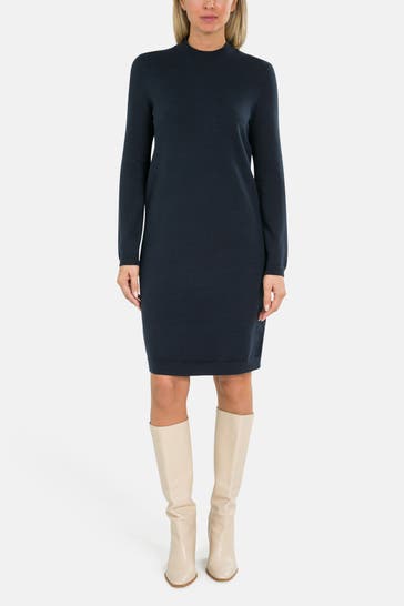 MARC O'POLO Strickkleid graublau