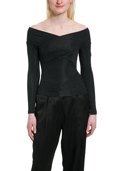 ALLSAINTS - Longsleeve 'Delta' schwarz