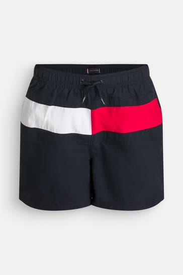 TOMMY HILFIGER Badehose dunkelblau