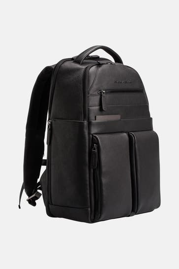 PIQUADRO Rucksack schwarz