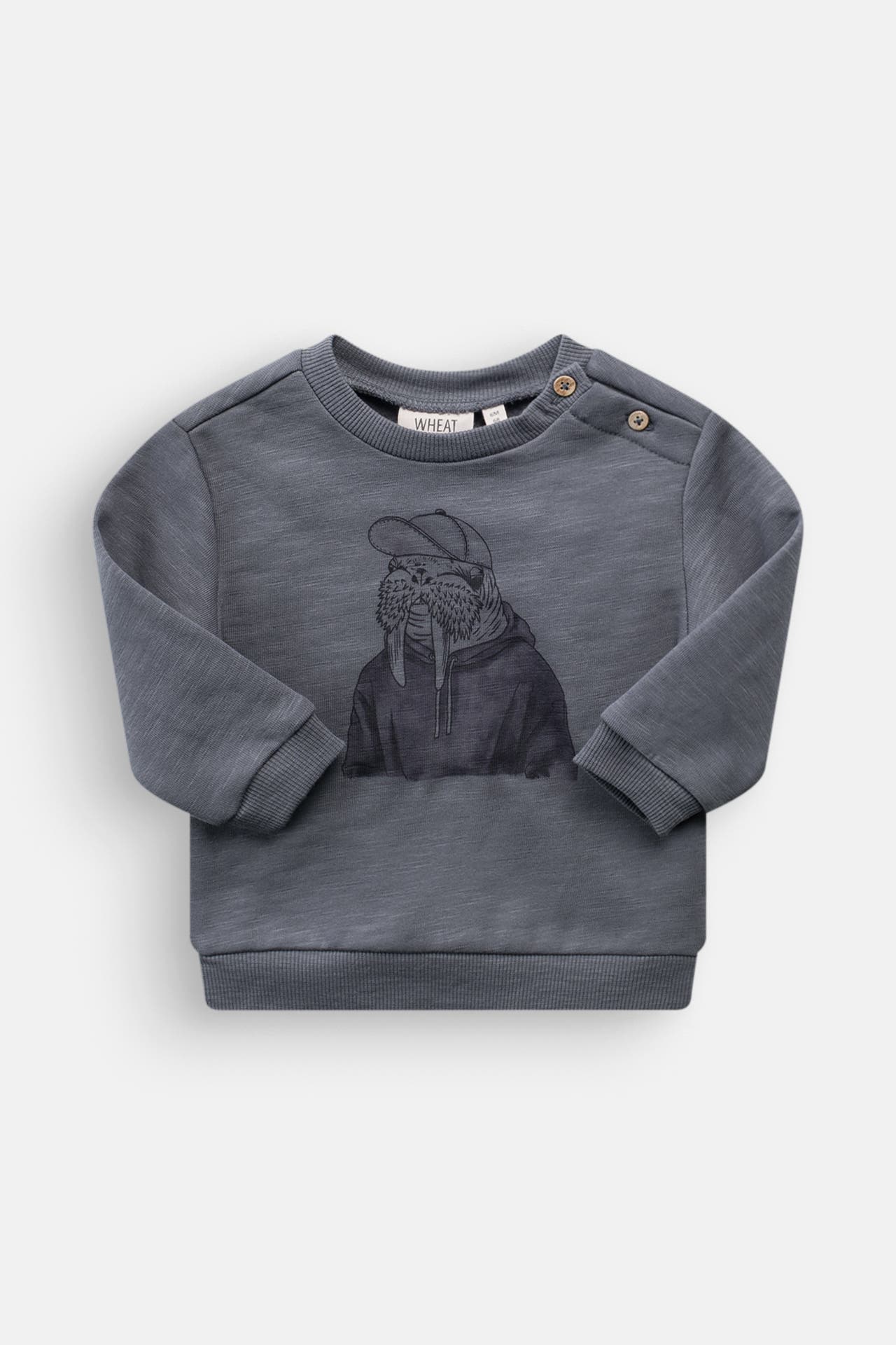 WHEAT Sweatshirt grau, Bild 1