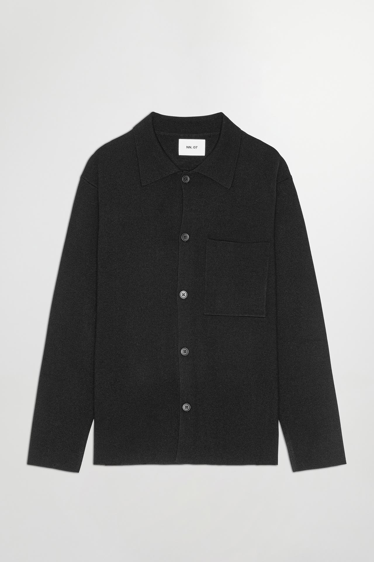 NN07 Wollmix-Jacke schwarz, Bild 1