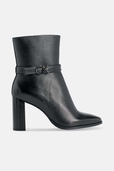 CALVIN KLEIN Stiefeletten schwarz