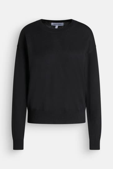 ORGANIC BASICS Strickpullover schwarz