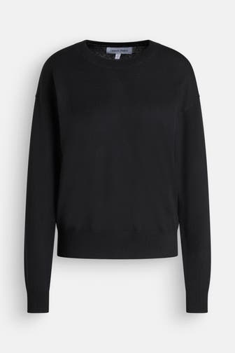 ORGANIC BASICS Strickpullover schwarz