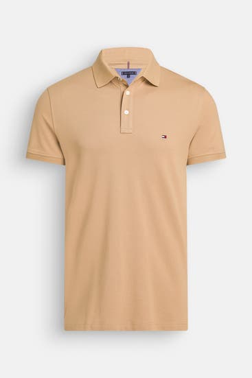 TOMMY HILFIGER - Polo-Shirt camel
