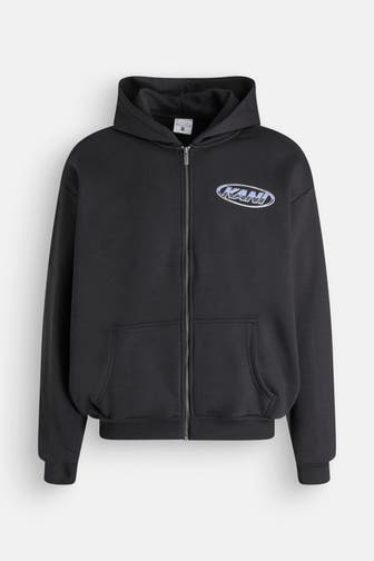 KARL KANI Sweatjacke schwarz