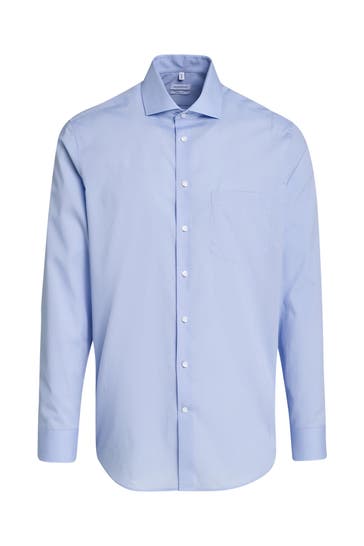 SEIDENSTICKER Casual-Hemd hellblau