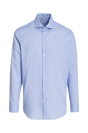 SEIDENSTICKER Casual-Hemd hellblau