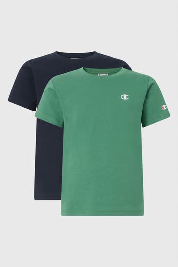 CHAMPION 2er Set T-Shirt mehrfarbig