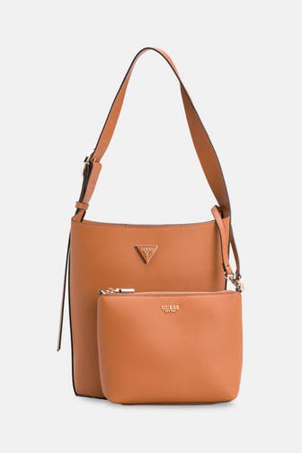 GUESS Handtasche 'Meridian' cognac