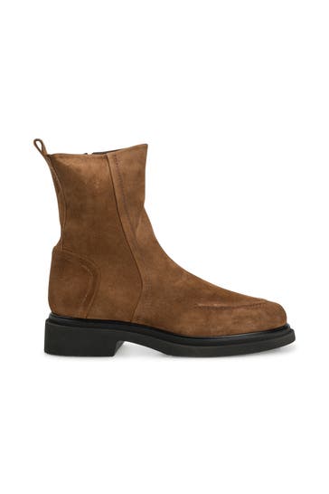 DONNA CAROLINA Lederstiefeletten braun