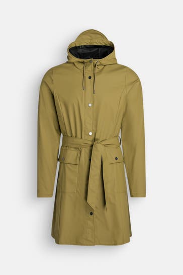 RAINS Regenjacke graugrün unisex